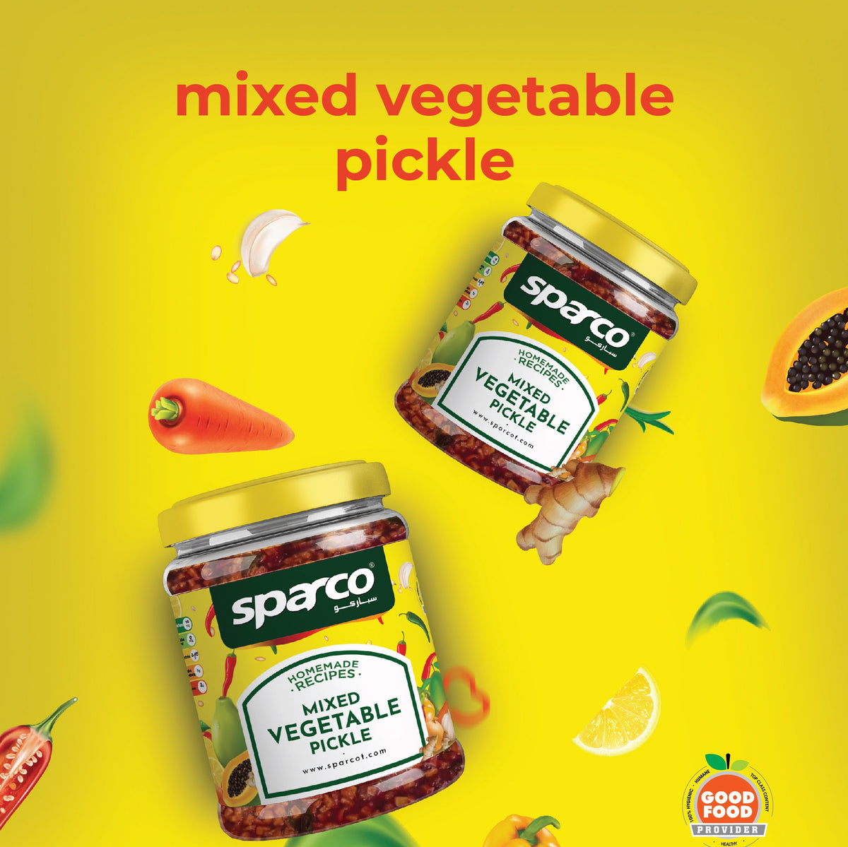 Mixed vegetable Pickle – www.sparcofoods.com